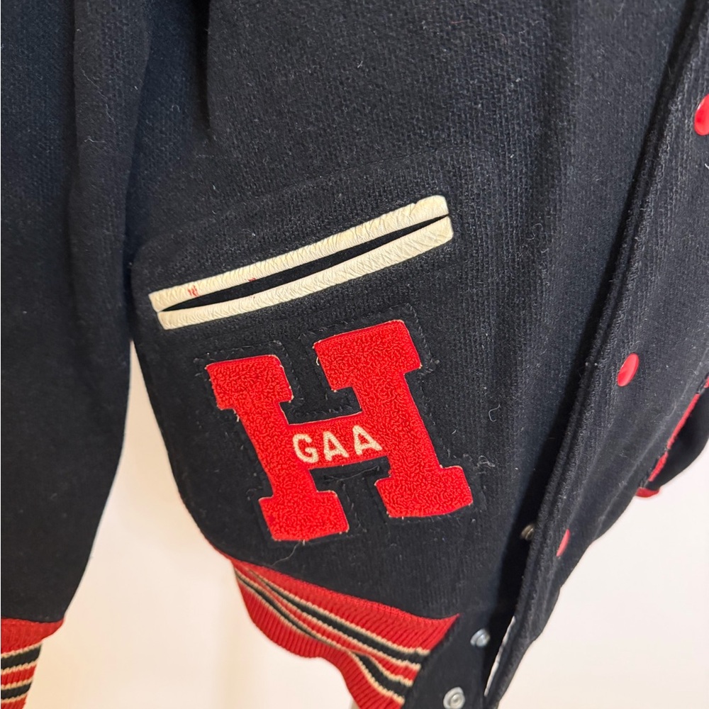 Black and Red Varsity Jacket - Picture 4 of 11